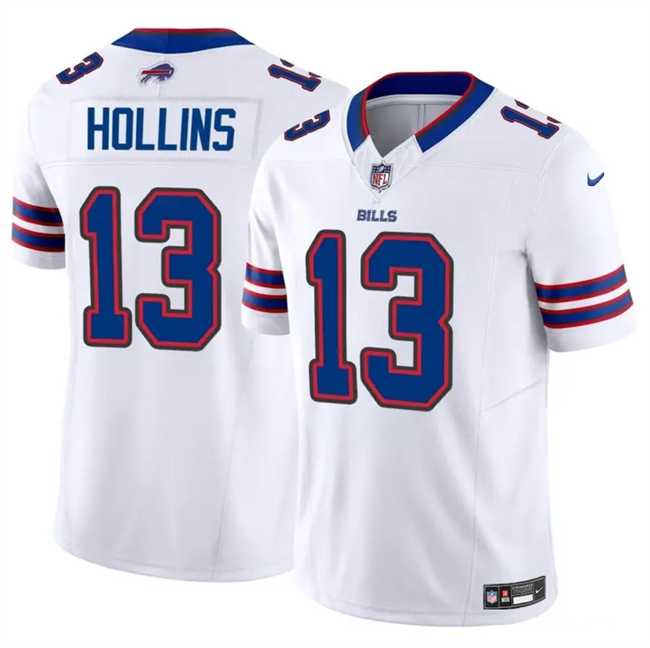 Men & Women & Youth Buffalo Bills #13 Mack Hollins White 2024 F.U.S.E. Vapor Untouchable Limited Stitched Jersey->detroit lions->NFL Jersey